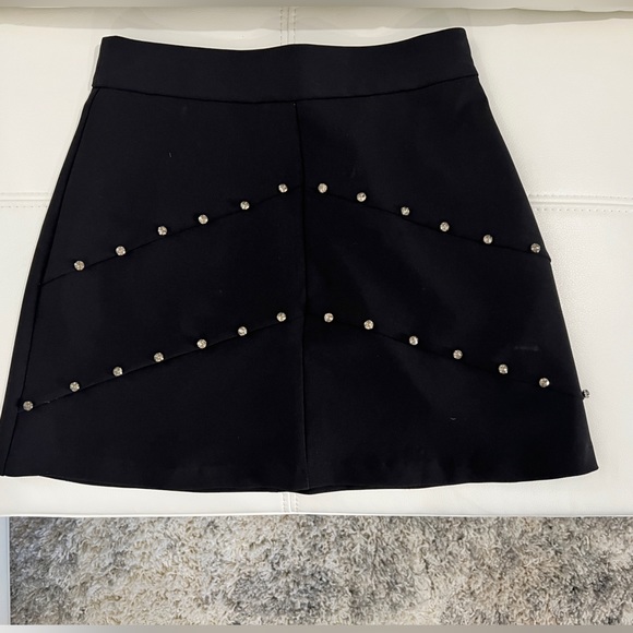 Zara Rhinestone Detailing Mini Skirt - Picture 1 of 6